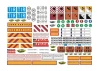 Tamiya Truck Caution Sign Sticker Sheet