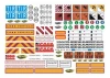 Tamiya Truck Caution Sign Sticker Sheet
