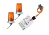 Tamiya Orange Flashing Light 15X10mm (2)