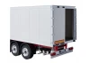 Carson Semi Trailer - 3 Axles - White
