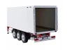 Carson Semi Trailer - 3 Axles - White