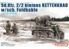 Dragon Sd.Kfz.2/2 kleines Kettenkrad w/sch.Feldkable (Driver and crew included)
