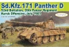 DRAGON 1/35 Sd.Kfz.171 Panther D 52nd Battalion - 39th Panzer Regiment Kursk Offensive - July 1943 (Premium E