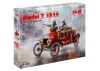 Model T 1914 Fire Truck with 2 Crew Figures