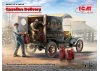 Gasoline Delivery - Model T 1912 Delivery Car with 2 American Gasoline Loader Figures