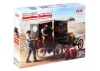Gasoline Delivery - Model T 1912 Delivery Car with 2 American Gasoline Loader Figures