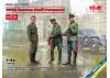 WWII German Staff Personnel 3 Figures