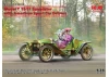 Model T 1913 Speedster with 2 American Sport Car Driver Figures