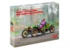 Model T 1913 Speedster with 2 American Sport Car Driver Figures