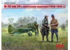 I-16 Type 24 with 3 Soviet Pilot Figures (1939-1942)