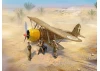 CR. 42 Falco with Italian Pilots In Tropical Uniform (3 Figures & 2 Dogs)