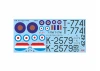 DH. 82A Tiger Moth Aircraft with WWII RAF Cadets (4 Figures)