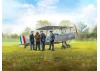 DH. 82A Tiger Moth Aircraft with WWII RAF Cadets (4 Figures)