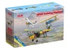 WWII Training Biplanes with Bücker Bü 131D - DH.82A Tiger Moth & Stearman PT-17 (Set of 3)