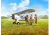 Stearman PT-17 with 3 American Cadet Figures