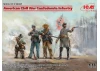 American Civil War Confederate Infantry. Set #1