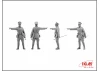 British Infantry (1917-1918) (4 figures - 1 officer - 3 soldiers)