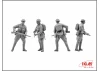 British Infantry (1917-1918) (4 figures - 1 officer - 3 soldiers)