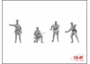 British Infantry (1917-1918) (4 figures - 1 officer - 3 soldiers)