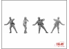 British Infantry (1917-1918) (4 figures - 1 officer - 3 soldiers)