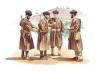Moroccan Goumier Rifles (1943) (4 figures)