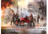 Model T 1914 Fire Truck with Crew