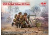 WWII British Vickers MG Crew (Vickers MG & 2 figures)