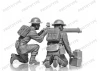 WWII British Vickers MG Crew (Vickers MG & 2 figures)