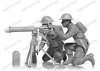 WWII British Vickers MG Crew (Vickers MG & 2 figures)