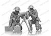 WWII British Vickers MG Crew (Vickers MG & 2 figures)
