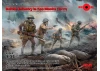 British Infantry in Gas Masks (1917) 4 Figures