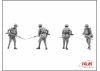 British Infantry in Gas Masks (1917) 4 Figures