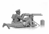 WWI British Vickers MG Crew (Vickers MG & 2 figures)