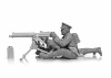 WWI British Vickers MG Crew (Vickers MG & 2 figures)