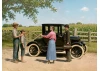 ‘Doctor on Call’ 1918 Model T Car with 4 Figures