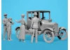 ‘Doctor on Call’ 1918 Model T Car with 4 Figures