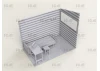 Chernobyl #1 Radiation Monitoring Station (ZiL Truck - Barrier Checkpoint & 5 Figures)