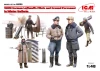 WWII German Luftwaffe Pilots and Ground Personnel in Winter Uniform (5 figures)