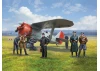 I-153 with Luftwaffe Pilots and Ground Personnel