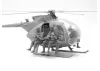 Delta Force Assault Team with MH-6J Helicopter