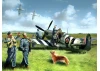 Spitfire Mk.IX with RAF Pilots and Ground Personnel