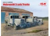 Wehrmacht 3-axle Trucks (Henschel 33D1 - Krupp L3H163 - LG3000)