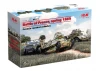 Battle of France - spring 1940. French combat vehicles (Panhard 178 AMD-35 - FCM 36 - Laffly V15T)