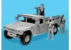 Drone Hunters’ Humvee M1097A2 Cargo Carrier - DShKM & Crew Figures)