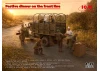 Festive dinner on the front line (WWII US Army Kitchen Truck - US Field Stove M1937 with cooks)