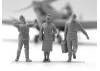 WWII RAF Airfield Diorama Set with 7 Figures & 2 Spitfires