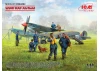 WWII RAF Airfield Diorama Set with 7 Figures & 2 Spitfires