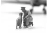 WWII RAF Airfield Diorama Set with 7 Figures & 2 Spitfires