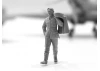 WWII RAF Airfield Diorama Set with 7 Figures & 2 Spitfires