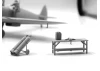 WWII RAF Airfield Diorama Set with 7 Figures & 2 Spitfires